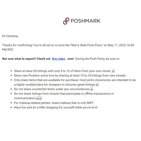 CO-HOSTING MEN'S STYLE PARTY MAY 11, 2022 🎉HOSTING MY 2ND POSH PARTY! YAY MAY! - Picture 5 of 11